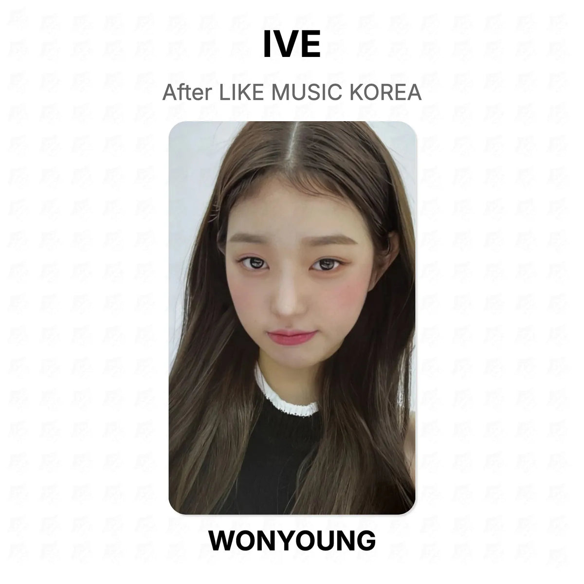 IVE After LIKE MUSIC KOREA Official Photocard