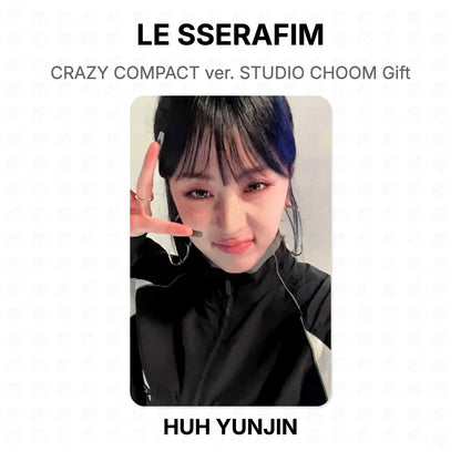 LE SSERAFIM CRAZY COMPACT ver. STUDIO CHOOM Gift Official Photocard