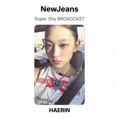 NewJeans Super Shy BROADCAST Official Photocard