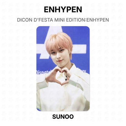 ENHYPEN DICON D'FESTA MINI EDITION:ENHYPEN Official Photocard