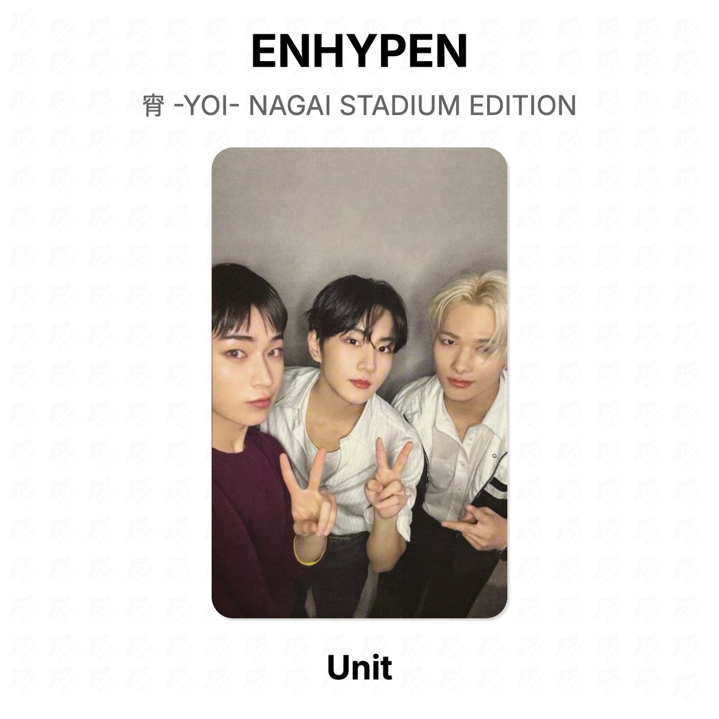 ENHYPEN 宵 -YOI- NAGAI STADIUM EDITION Official Photocard