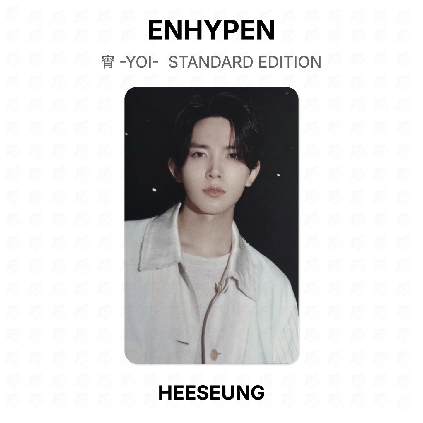 ENHYPEN 宵 -YOI- STANDARD EDITION Official Photocard
