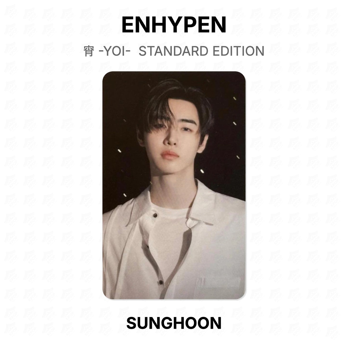 ENHYPEN 宵 -YOI- STANDARD EDITION Official Photocard