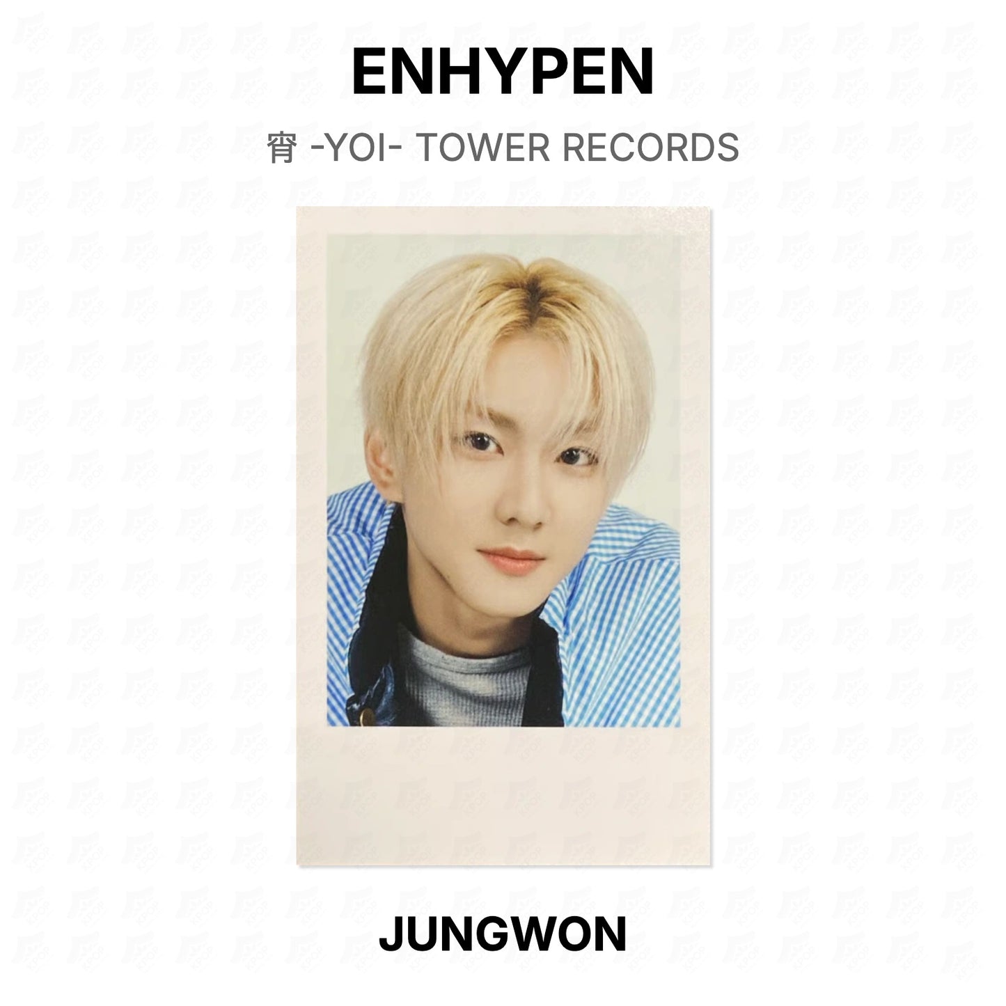 ENHYPEN 宵 -YOI- TOWER RECORDS Official Photocard