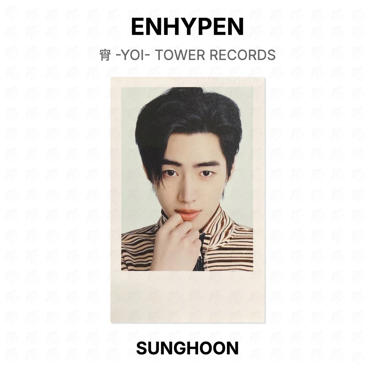 ENHYPEN 宵 -YOI- TOWER RECORDS Official Photocard