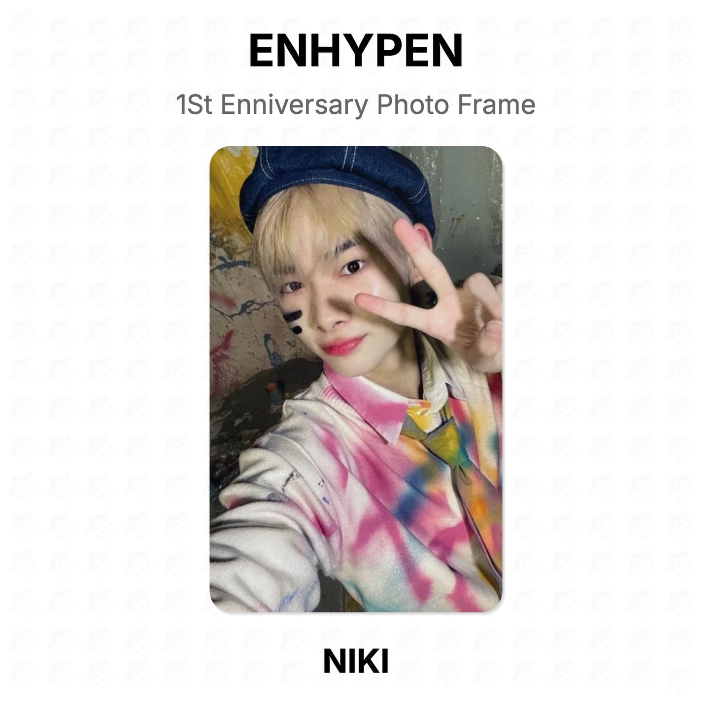 ENHYPEN 1st Enniversary Fotorahmen Offizielle Fotokarte