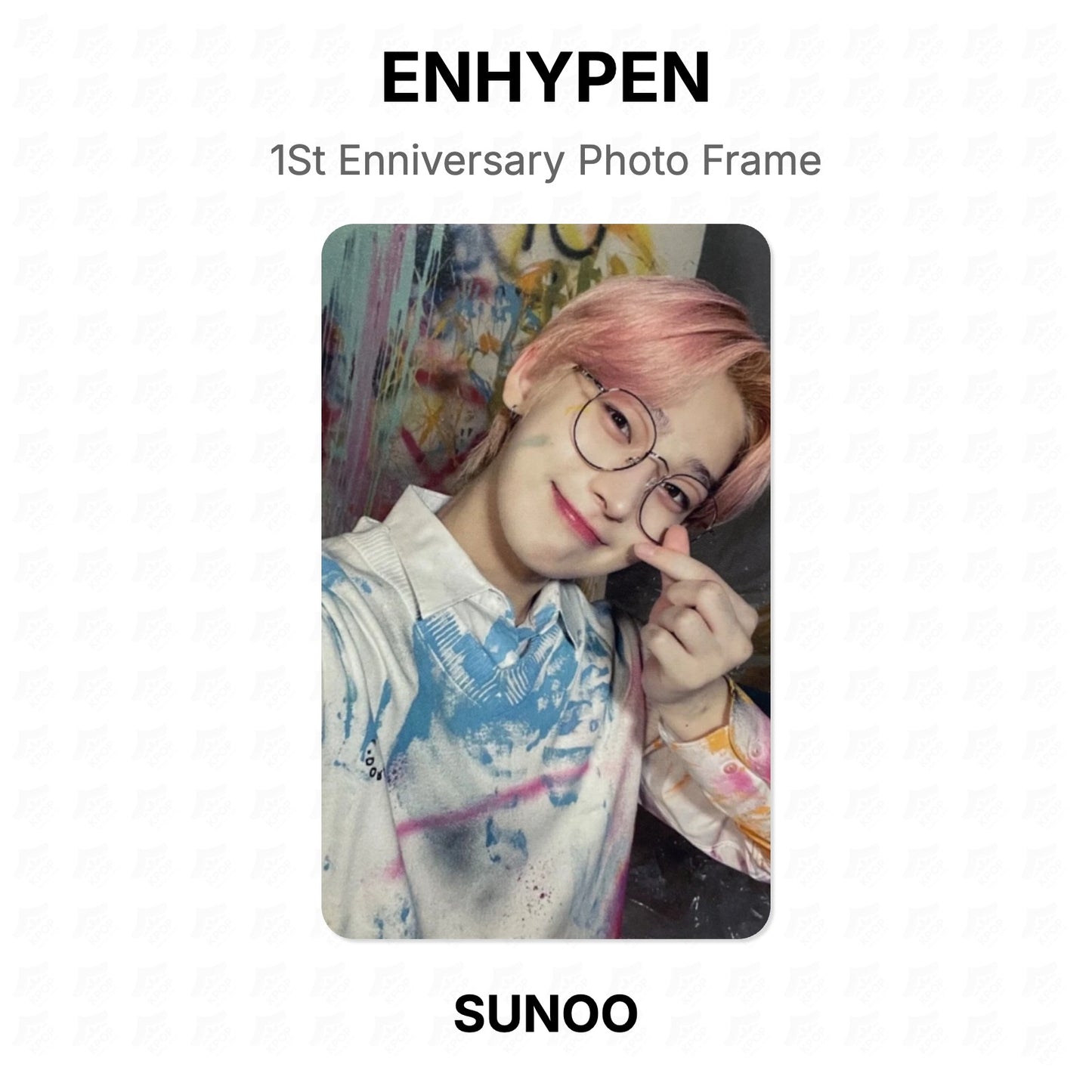 ENHYPEN 1st Enniversary Fotorahmen Offizielle Fotokarte