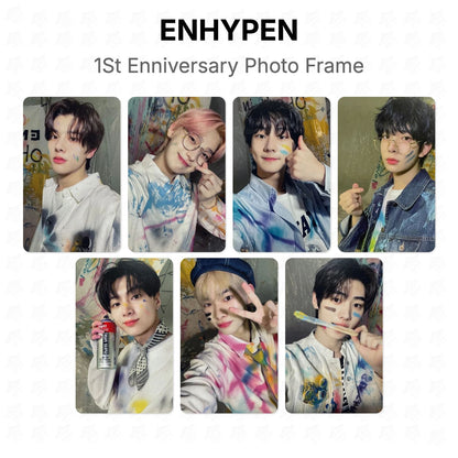 ENHYPEN 1st Enniversary Fotorahmen Offizielle Fotokarte