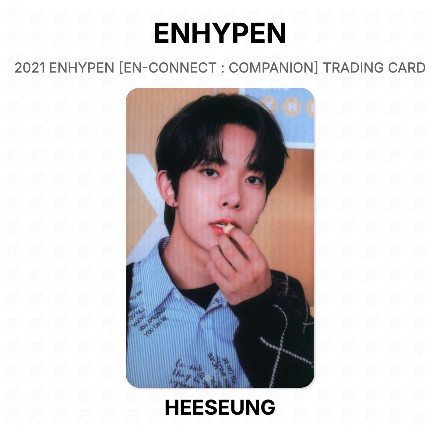 ENHYPEN 2021 ENHYPEN [EN-CONNECT : COMPANION] TRADING CARD Official Photocard