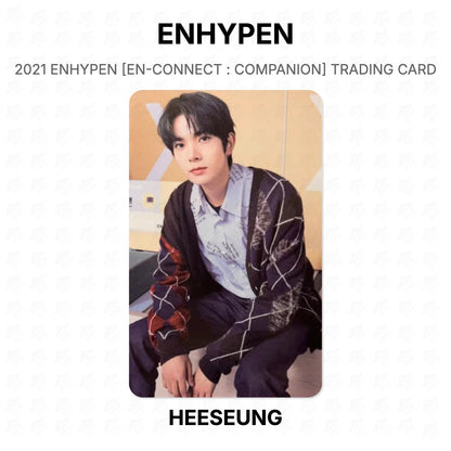 ENHYPEN 2021 ENHYPEN [EN-CONNECT : COMPANION] TRADING CARD Official Photocard