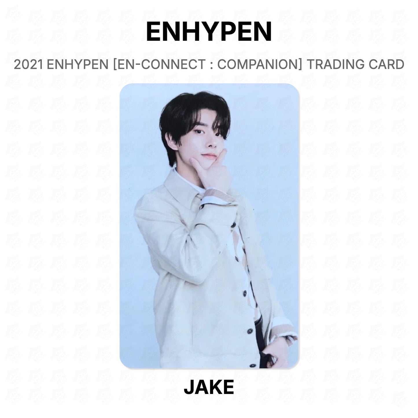 ENHYPEN 2021 ENHYPEN [EN-CONNECT : COMPANION] TRADING CARD Official Photocard