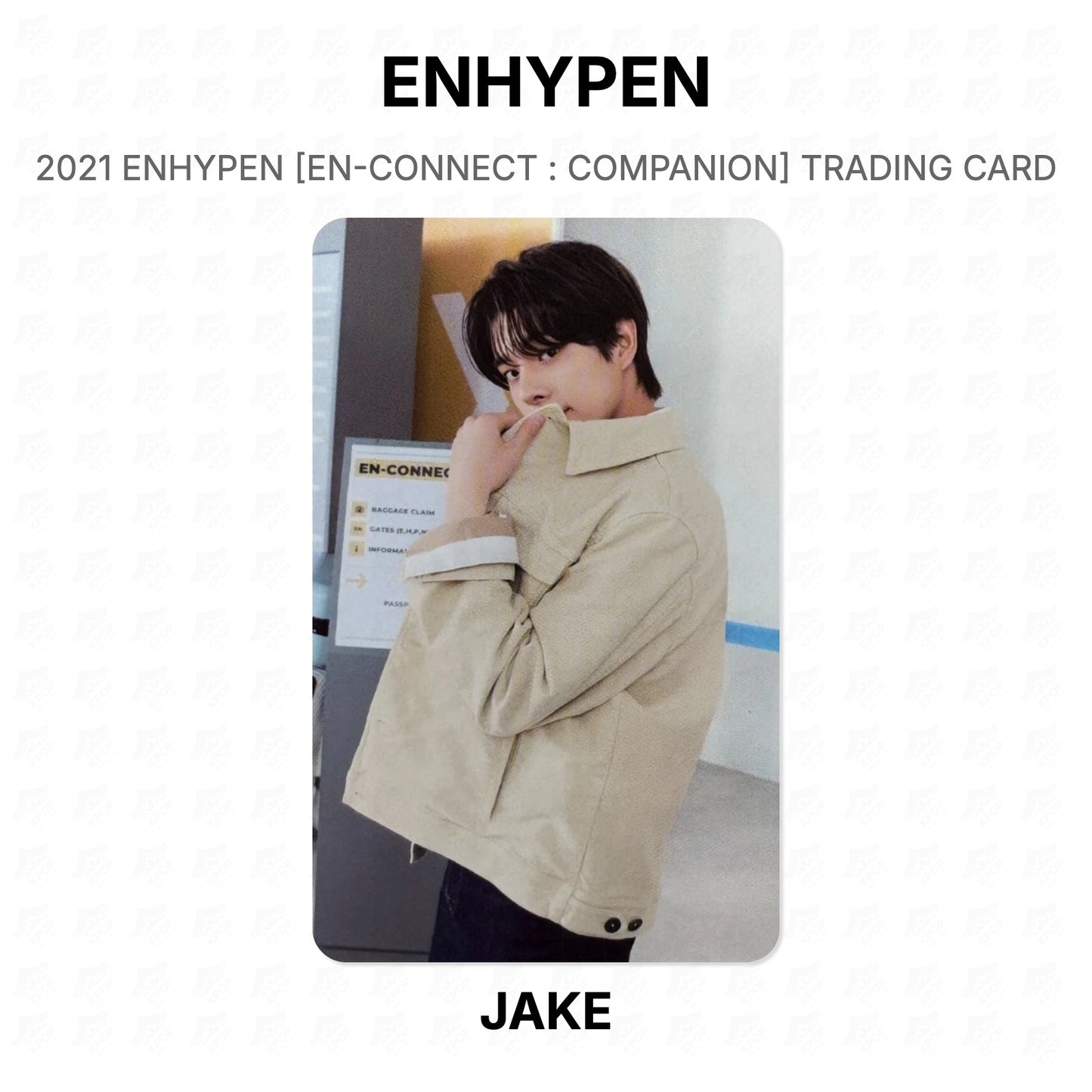 ENHYPEN 2021 ENHYPEN [EN-CONNECT : COMPANION] TRADING CARD Official Photocard