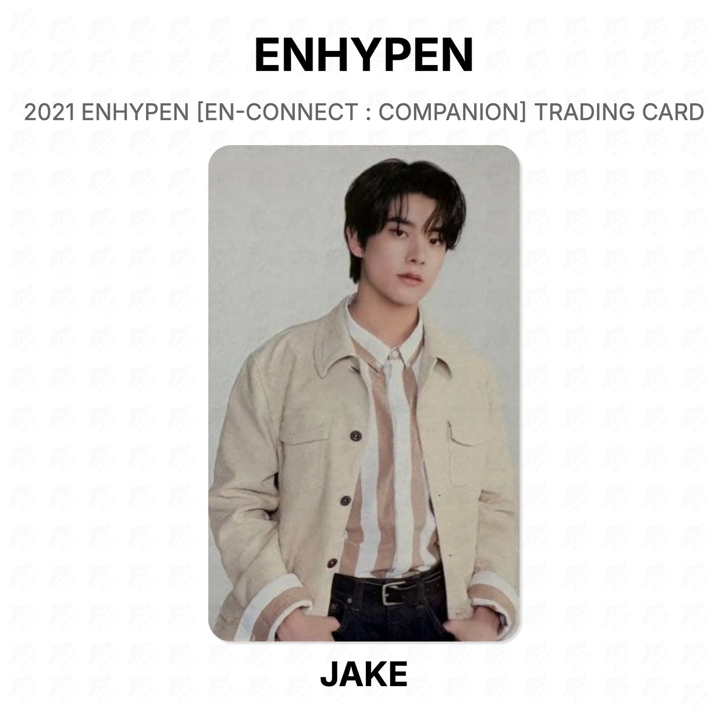ENHYPEN 2021 ENHYPEN [EN-CONNECT : COMPANION] TRADING CARD Official Photocard