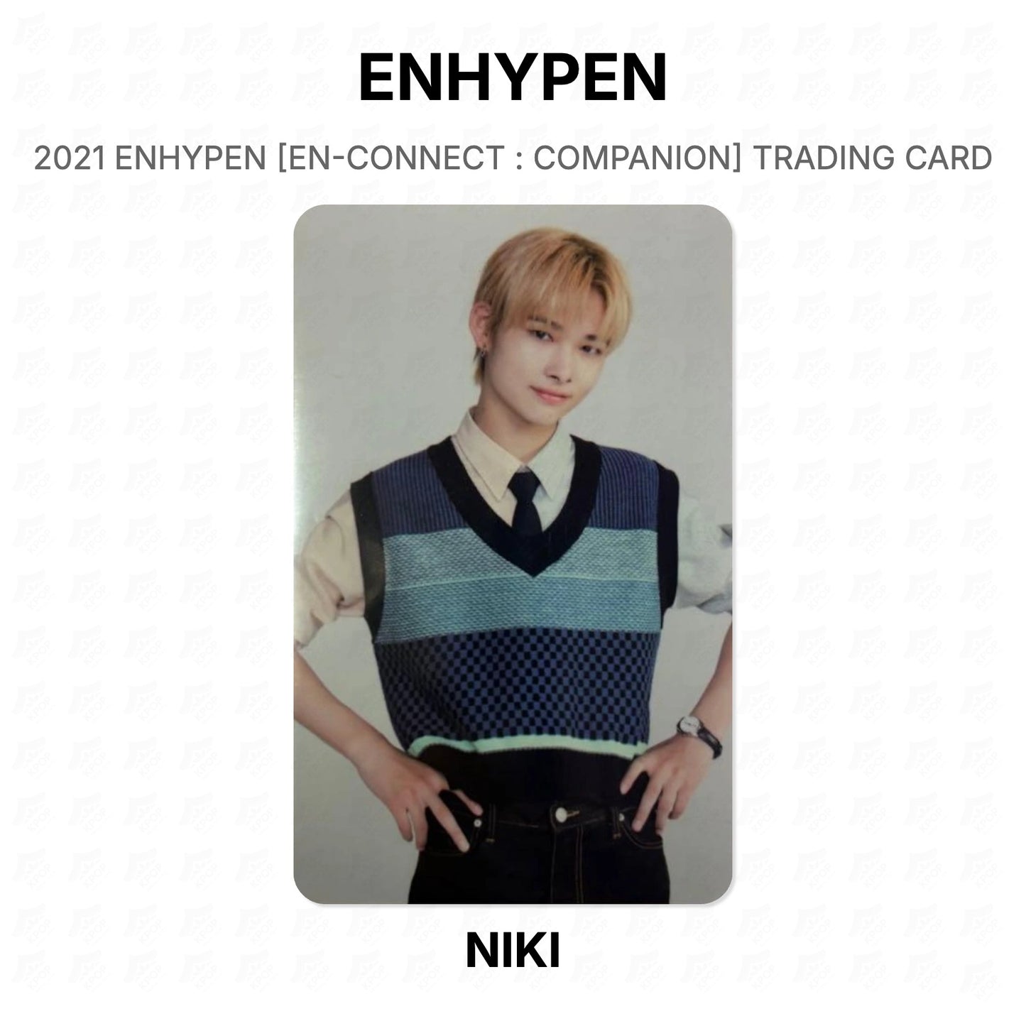 ENHYPEN 2021 ENHYPEN [EN-CONNECT : COMPANION] TRADING CARD Official Photocard