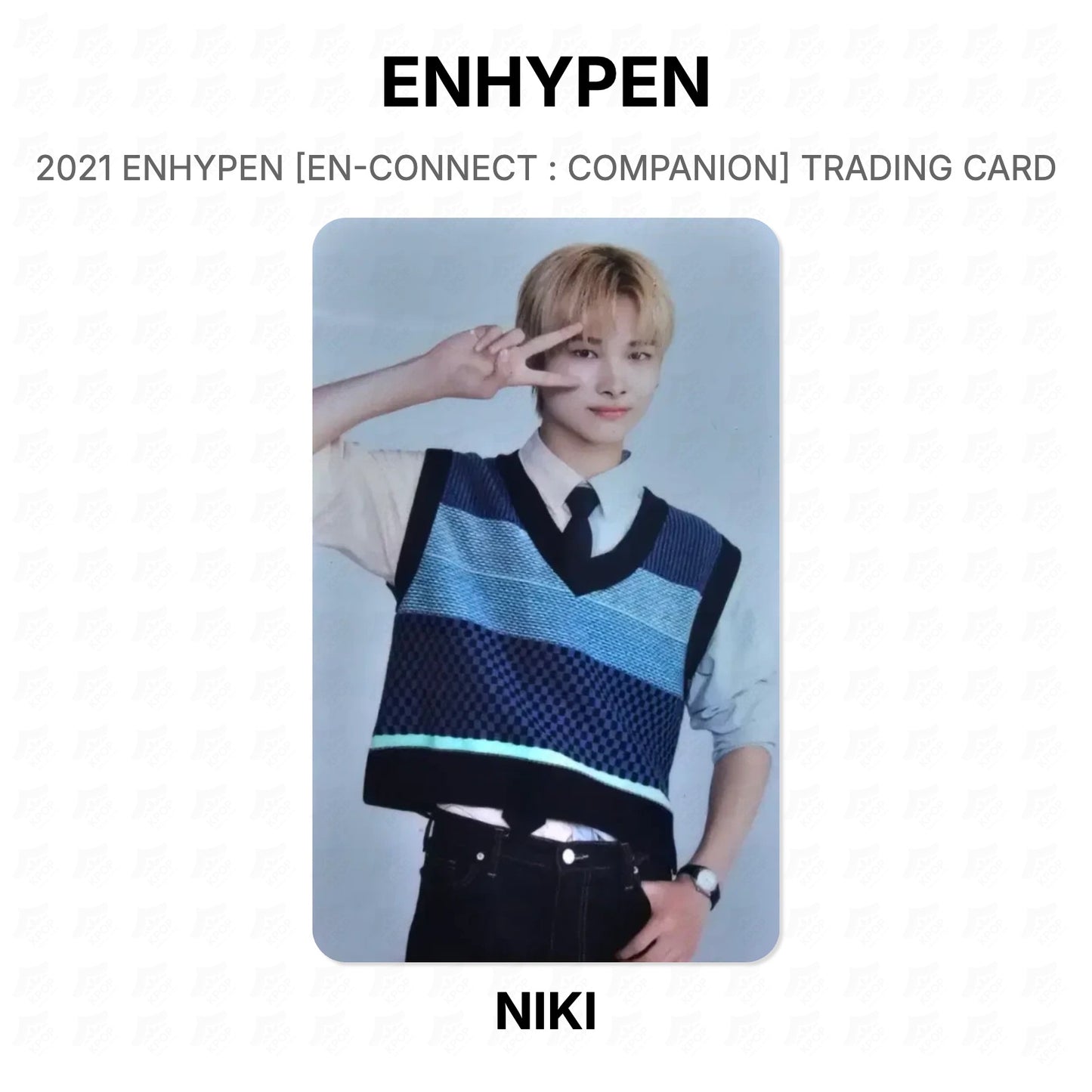 ENHYPEN 2021 ENHYPEN [EN-CONNECT : COMPANION] TRADING CARD Official Photocard