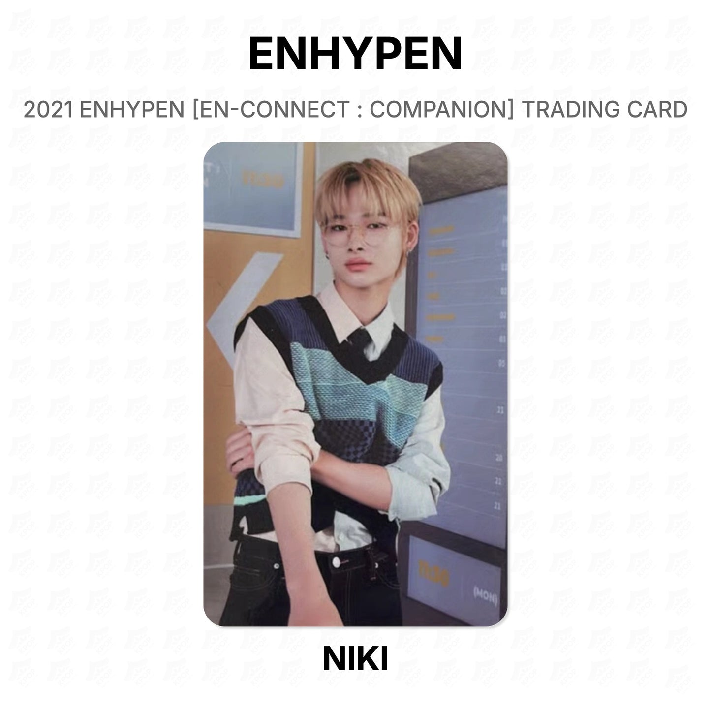 ENHYPEN 2021 ENHYPEN [EN-CONNECT : COMPANION] TRADING CARD Official Photocard