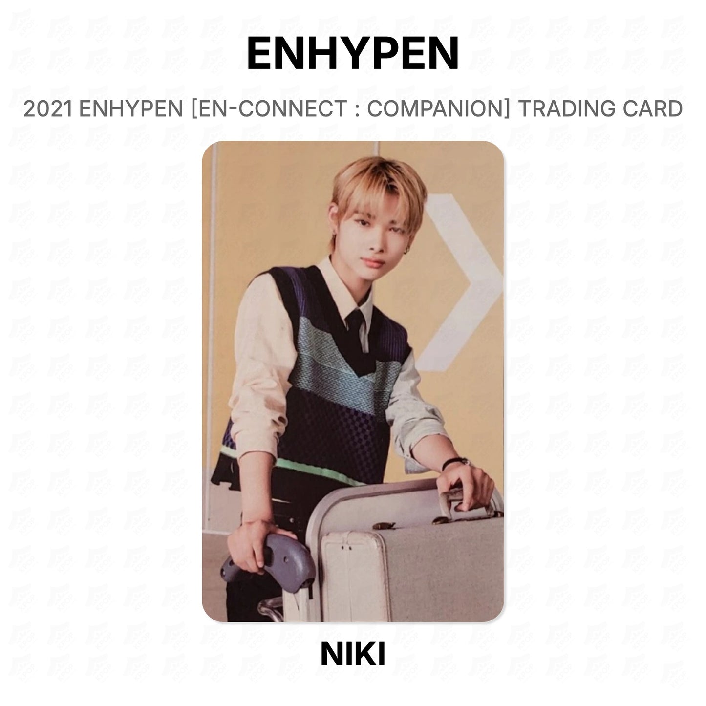 ENHYPEN 2021 ENHYPEN [EN-CONNECT : COMPANION] TRADING CARD Official Photocard