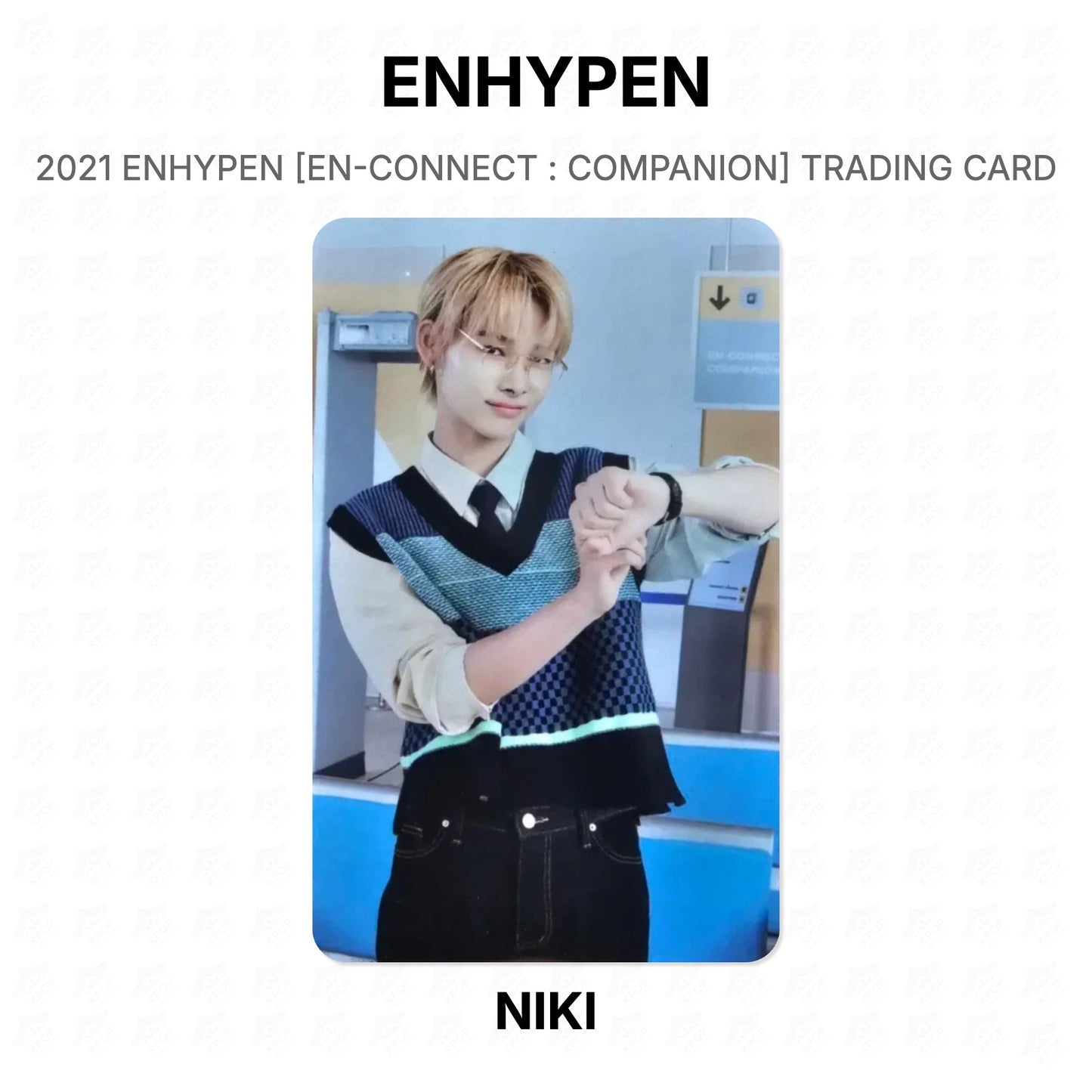 ENHYPEN 2021 ENHYPEN [EN-CONNECT : COMPANION] TRADING CARD Official Photocard