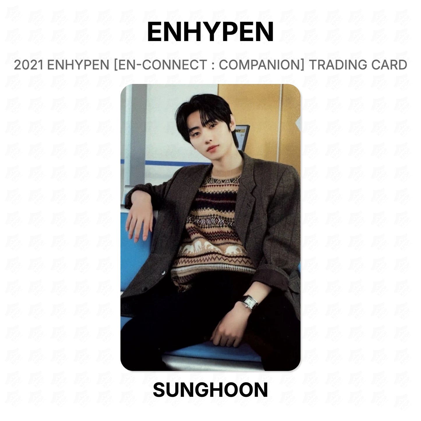 ENHYPEN 2021 ENHYPEN [EN-CONNECT : COMPANION] TRADING CARD Official Photocard