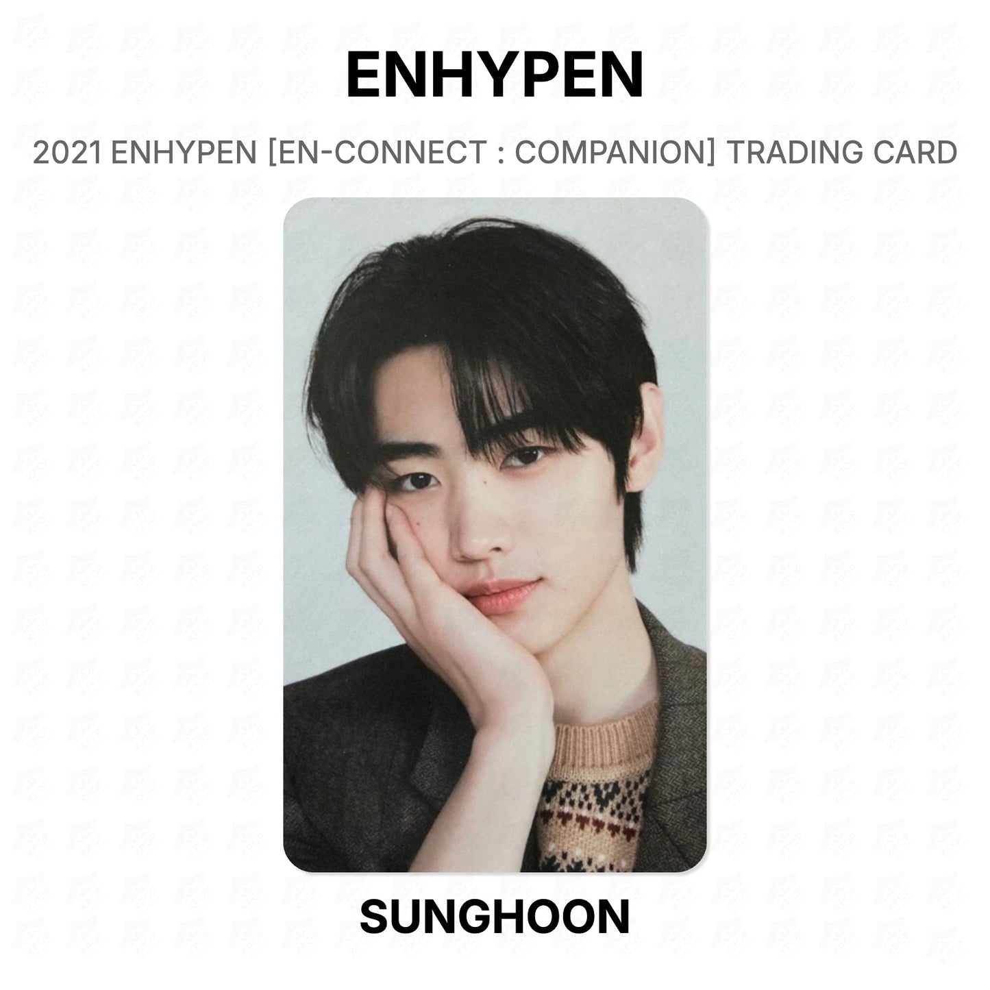 ENHYPEN 2021 ENHYPEN [EN-CONNECT : COMPANION] TRADING CARD Official Photocard