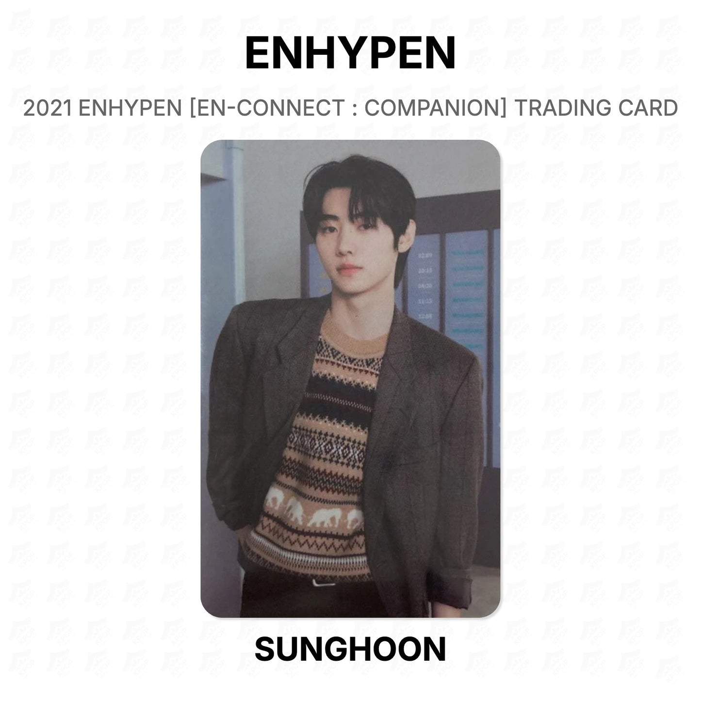 ENHYPEN 2021 ENHYPEN [EN-CONNECT : COMPANION] TRADING CARD Official Photocard