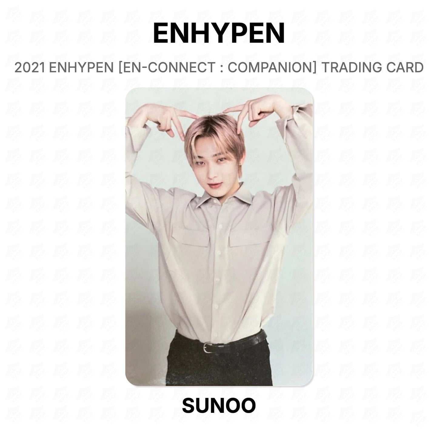 ENHYPEN 2021 ENHYPEN [EN-CONNECT : COMPANION] TRADING CARD Official Photocard