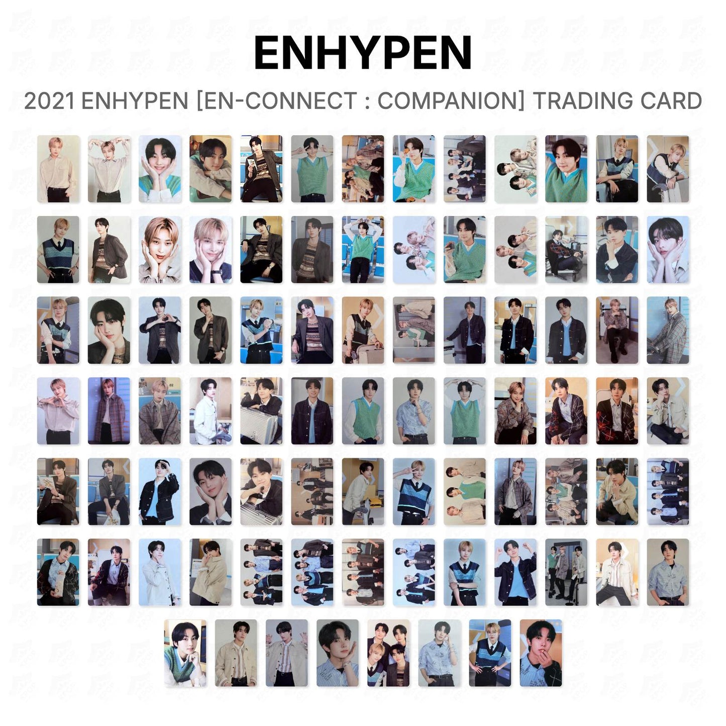 ENHYPEN 2021 ENHYPEN [EN-CONNECT : COMPANION] TRADING CARD Official Photocard