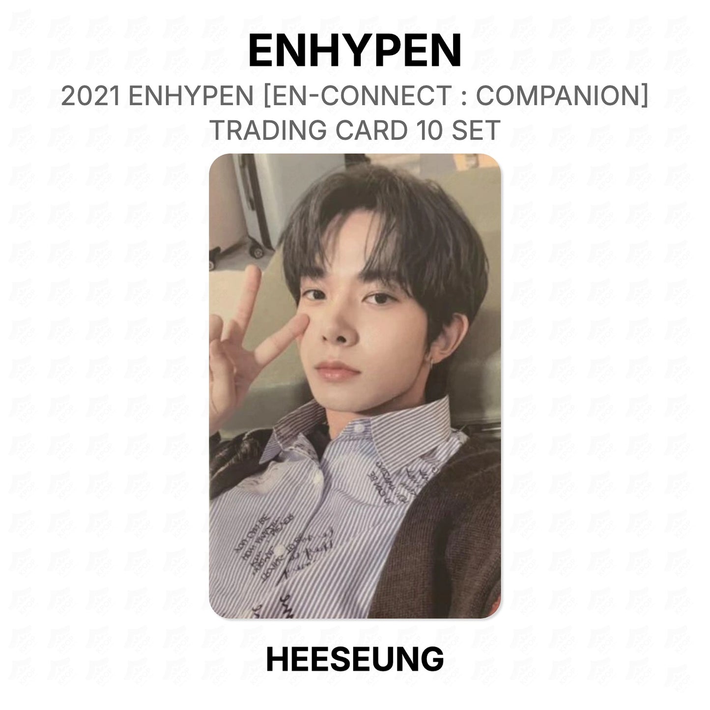 ENHYPEN 2021 ENHYPEN [EN-CONNECT : COMPANION] TRADING CARD 10 SET Official Photocard