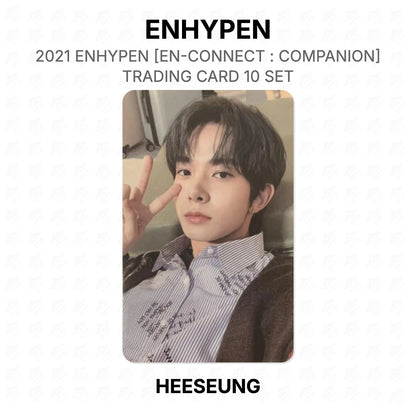 ENHYPEN 2021 ENHYPEN [EN-CONNECT : COMPANION] TRADING CARD 10 SET Official Photocard