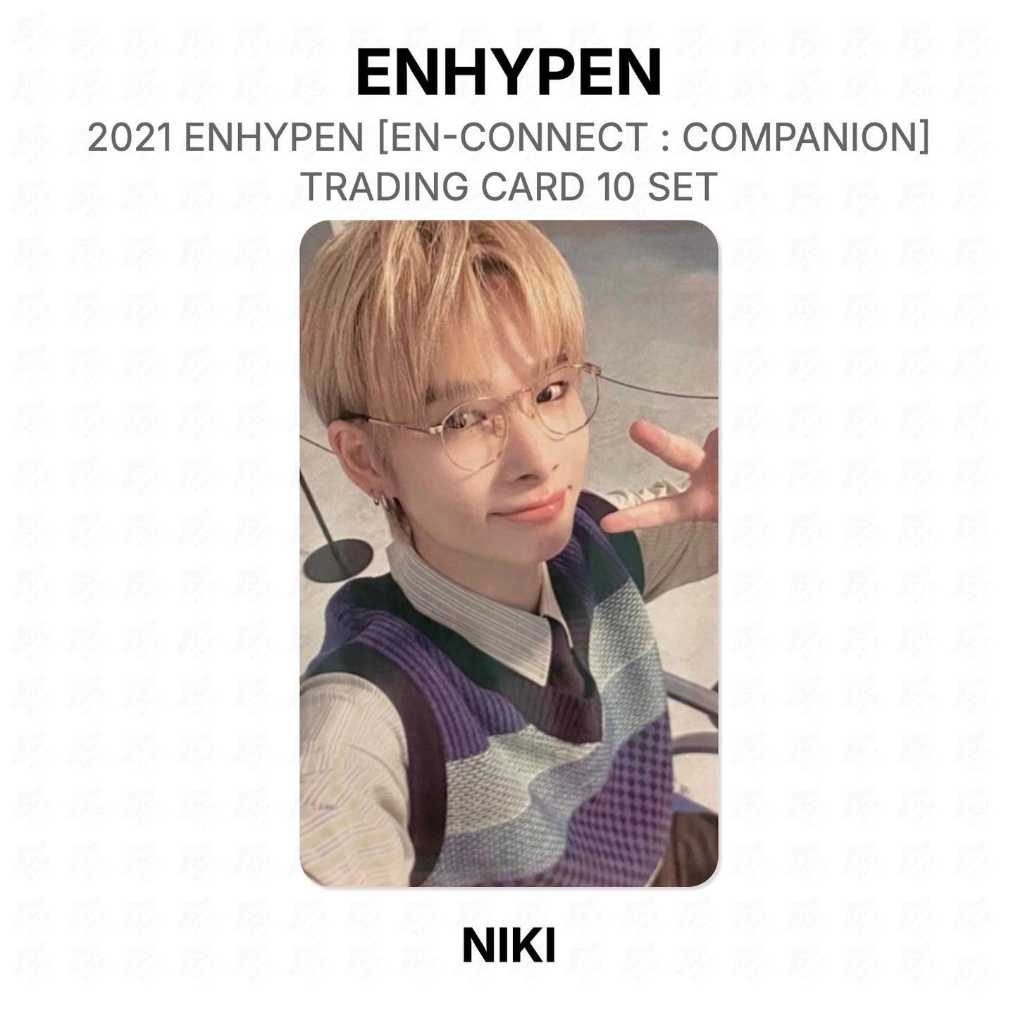 ENHYPEN 2021 ENHYPEN [EN-CONNECT : COMPANION] TRADING CARD 10 SET Official Photocard