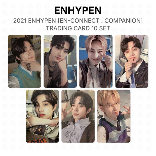 ENHYPEN 2021 ENHYPEN [EN-CONNECT : COMPANION] TRADING CARD 10 SET Official Photocard