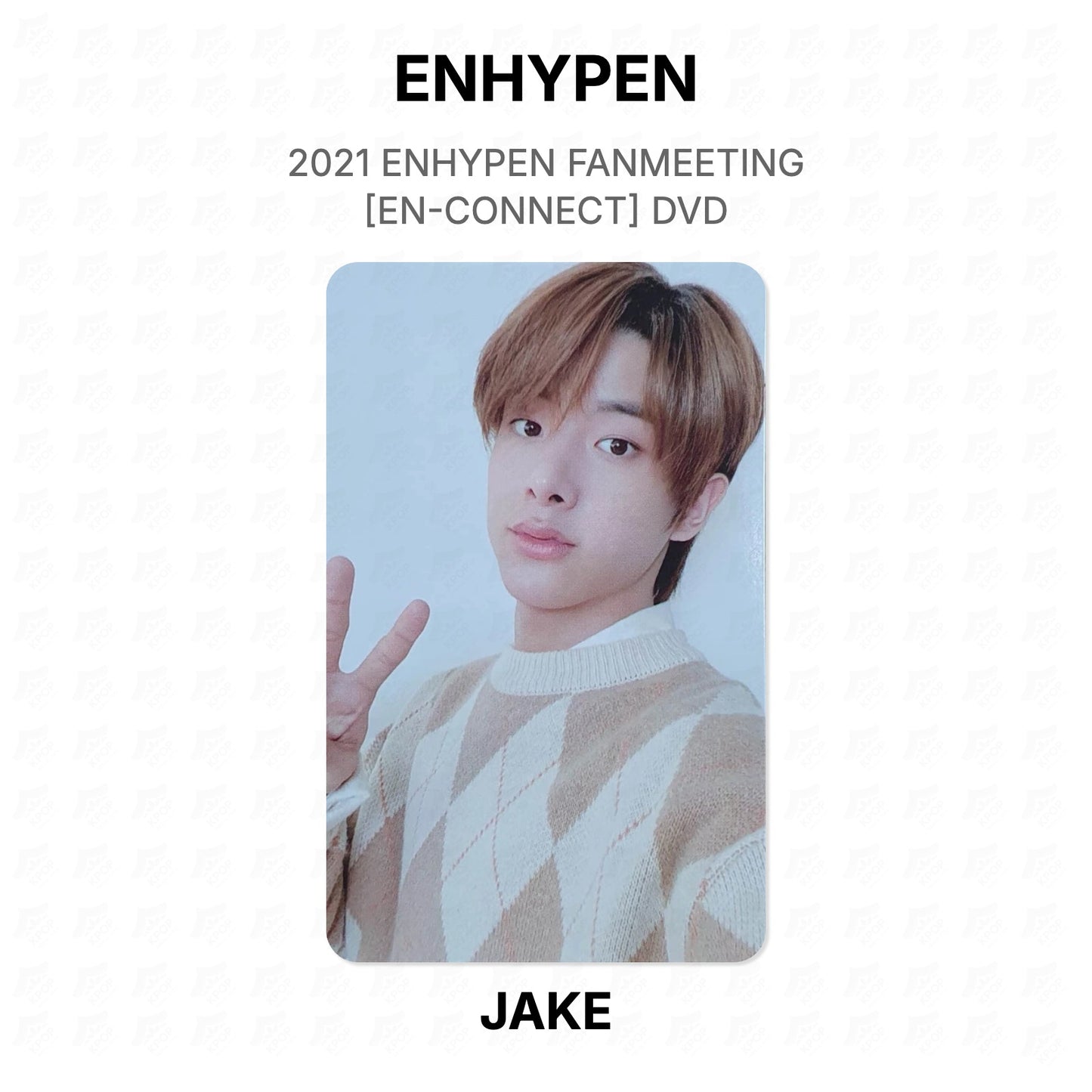 ENHYPEN 2021 ENHYPEN FANMEETING [EN-CONNECT] DVD Official Photocard