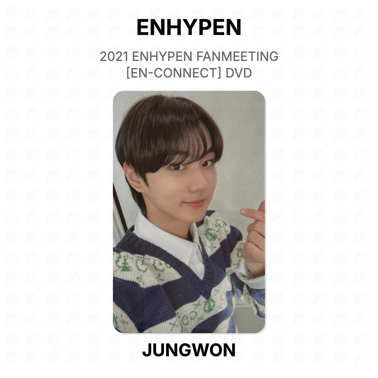 ENHYPEN 2021 ENHYPEN FANMEETING [EN-CONNECT] DVD Official Photocard