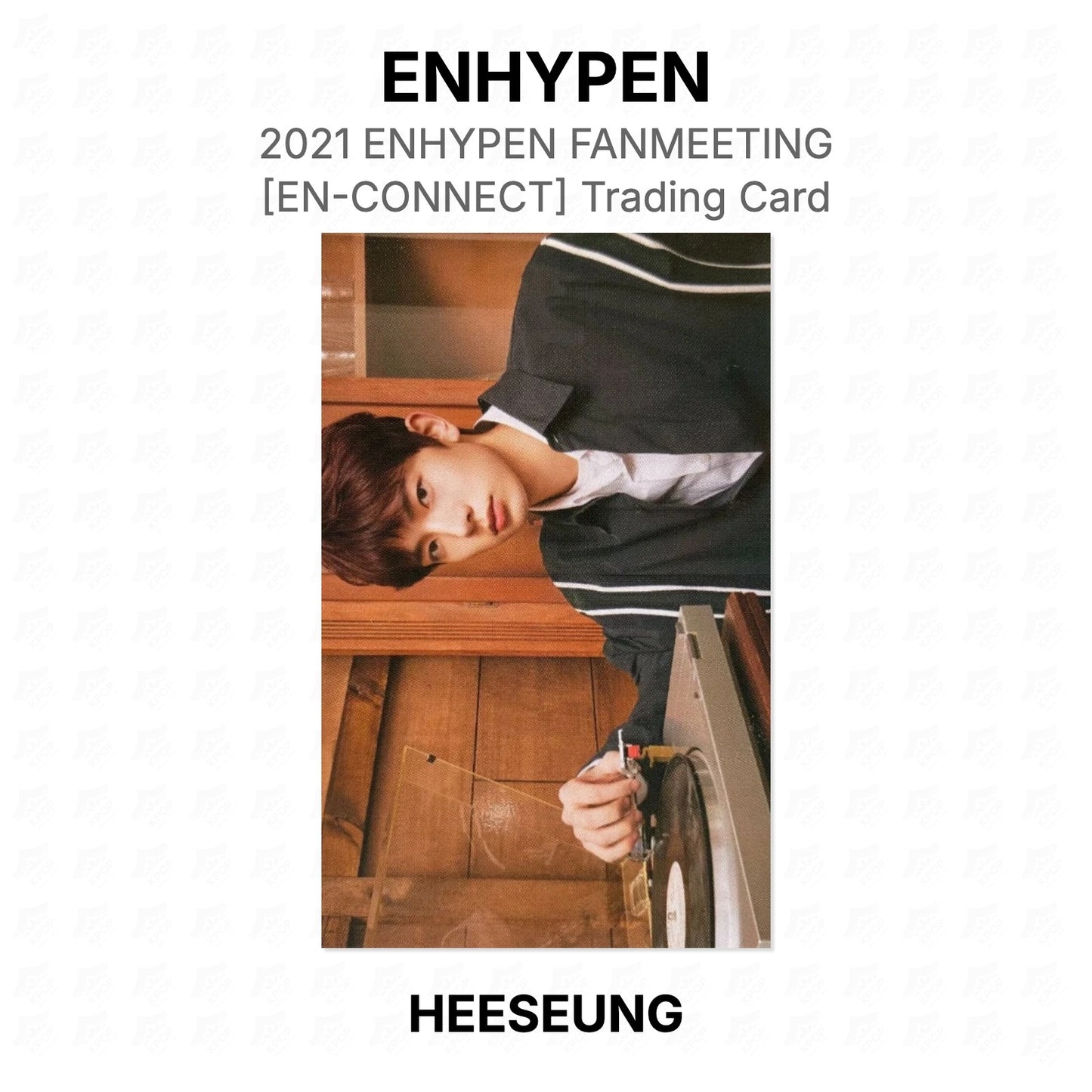 ENHYPEN 2021 ENHYPEN FANMEETING [EN-CONNECT] Trading Card Official Photocard