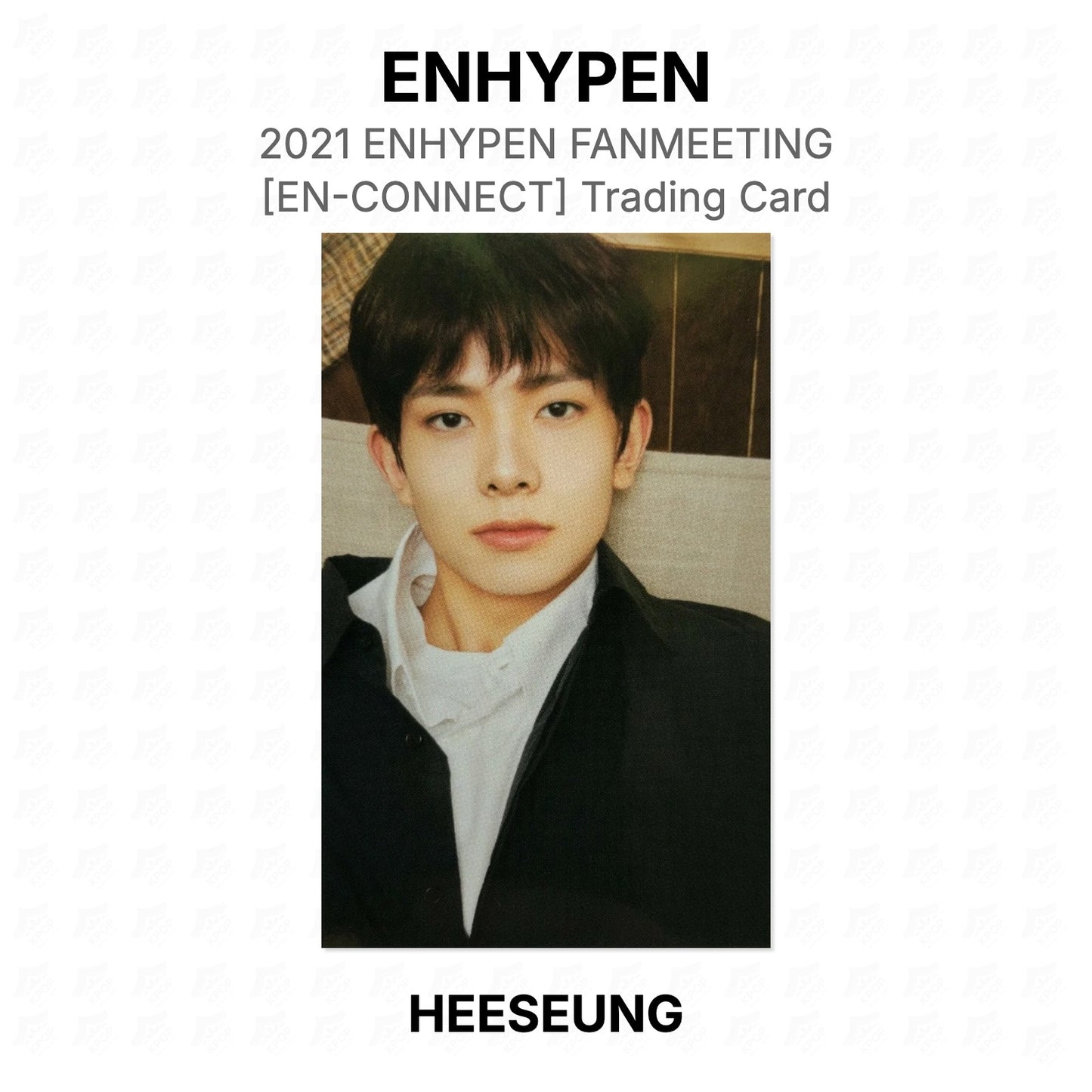 ENHYPEN 2021 ENHYPEN FANMEETING [EN-CONNECT] Trading Card Official Photocard