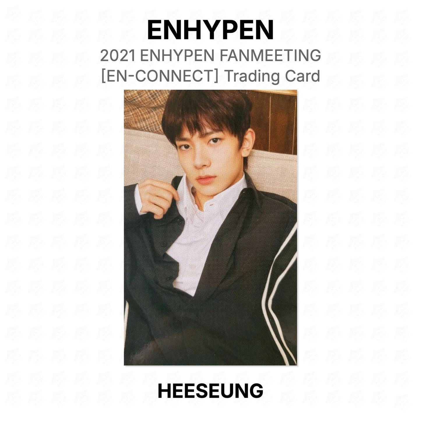 ENHYPEN 2021 ENHYPEN FANMEETING [EN-CONNECT] Trading Card Official Photocard