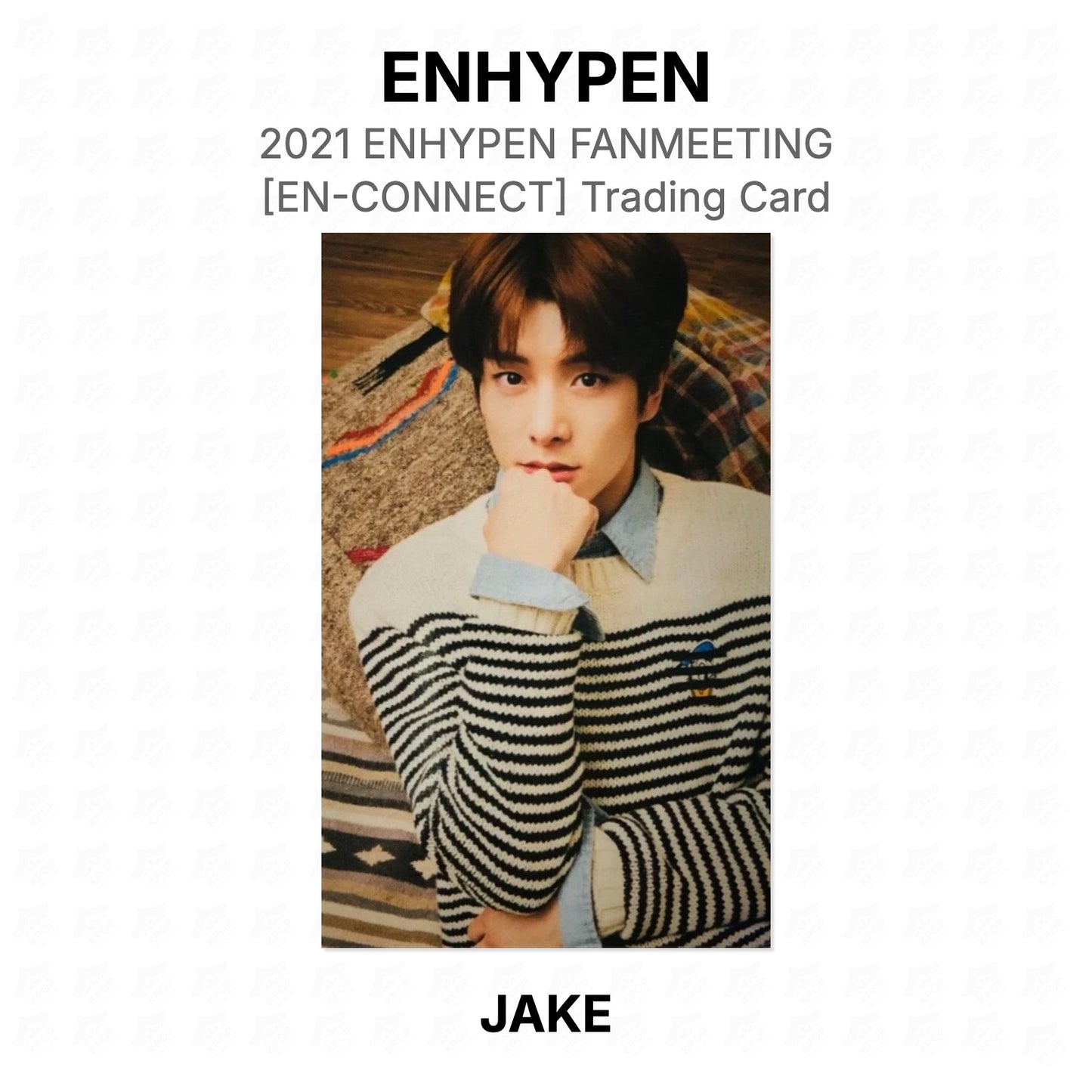 ENHYPEN 2021 ENHYPEN FANMEETING [EN-CONNECT] Trading Card Official Photocard