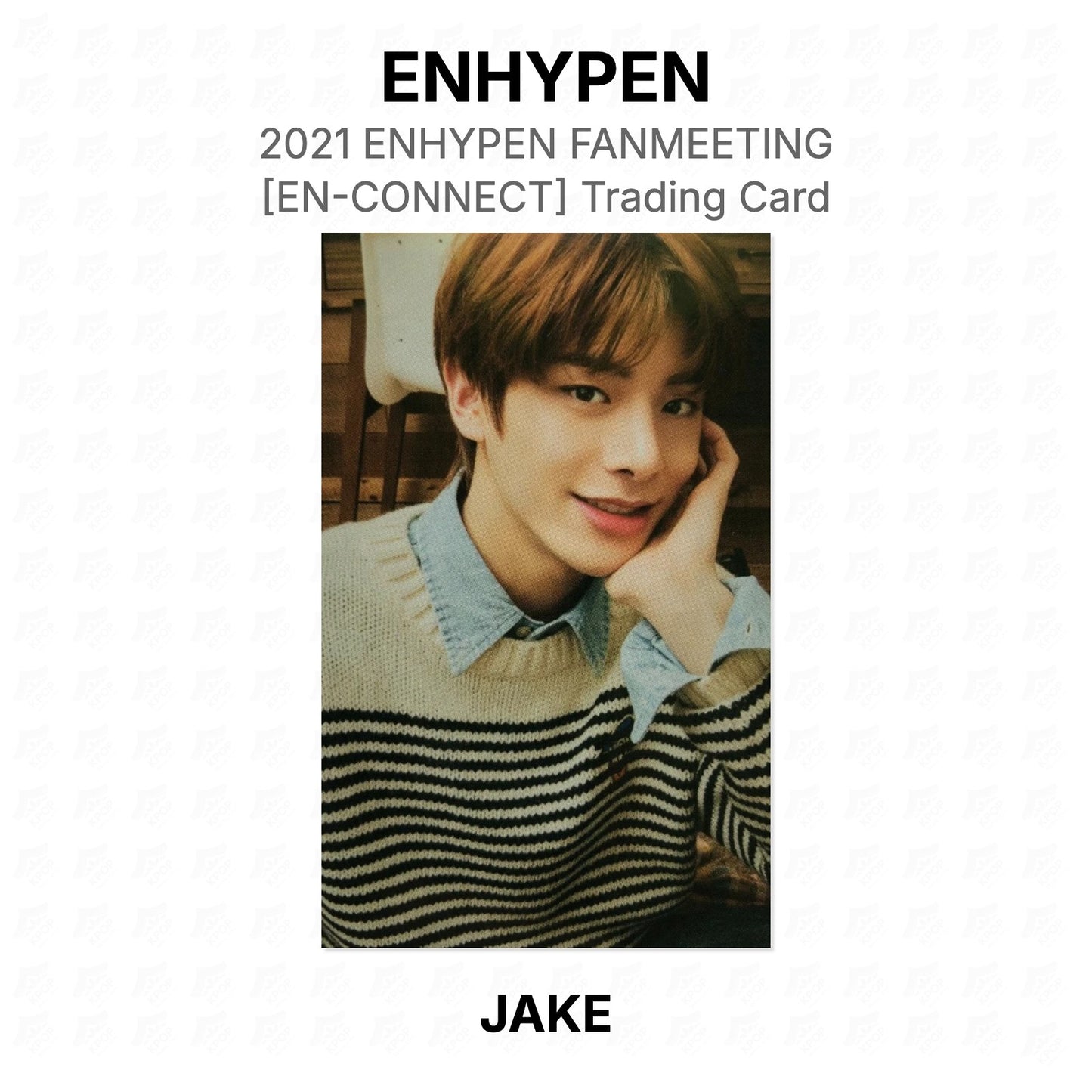 ENHYPEN 2021 ENHYPEN FANMEETING [EN-CONNECT] Trading Card Official Photocard