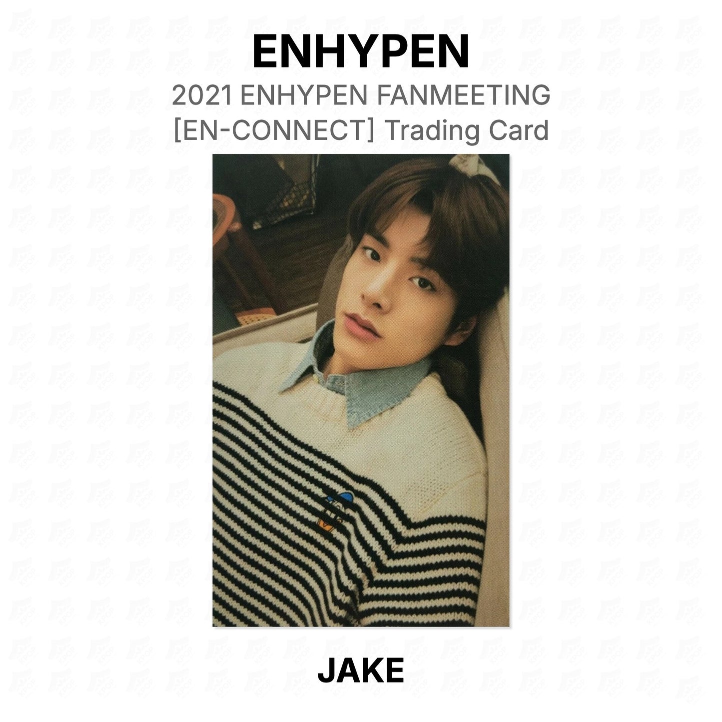 ENHYPEN 2021 ENHYPEN FANMEETING [EN-CONNECT] Trading Card Official Photocard