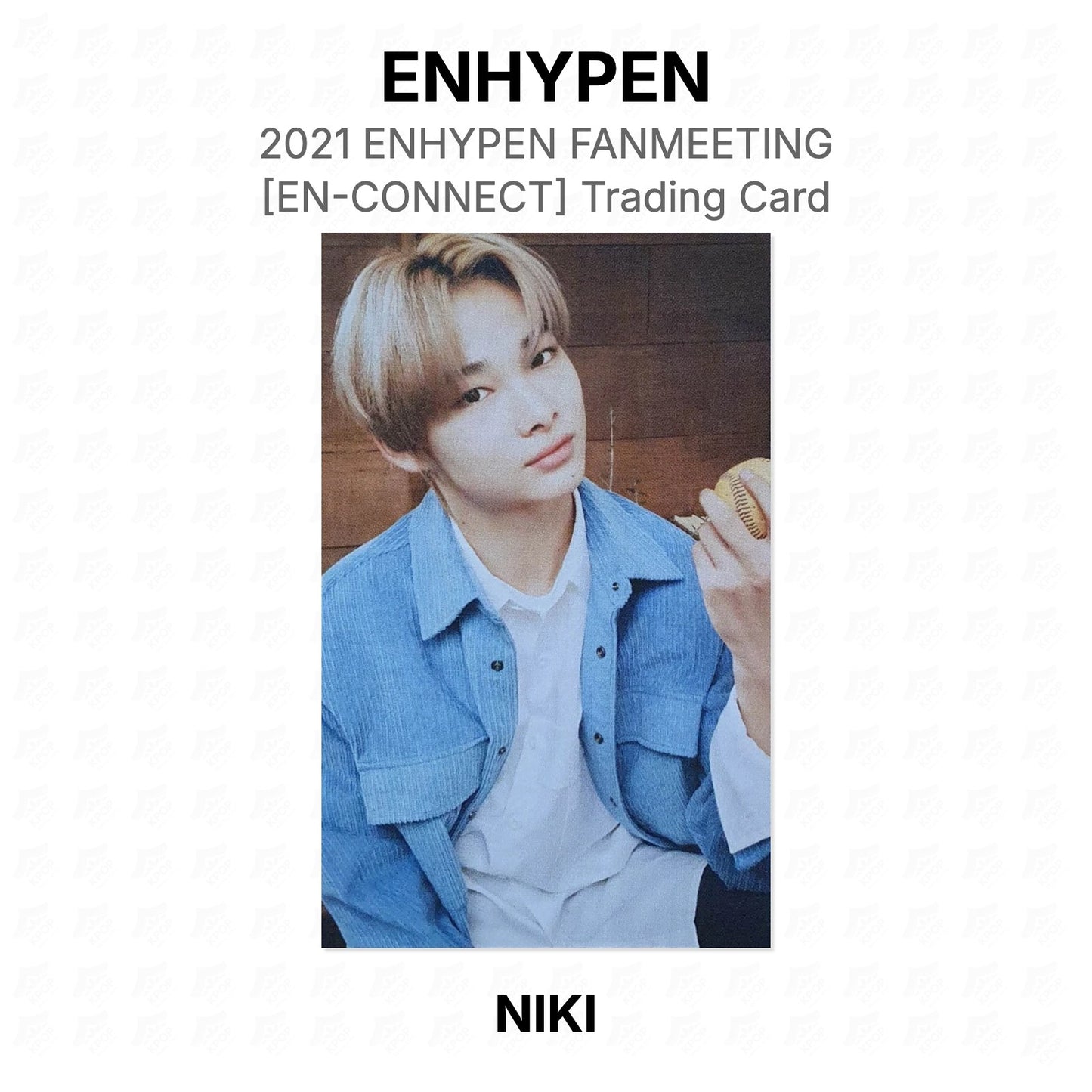 ENHYPEN 2021 ENHYPEN FANMEETING [EN-CONNECT] Trading Card Official Photocard