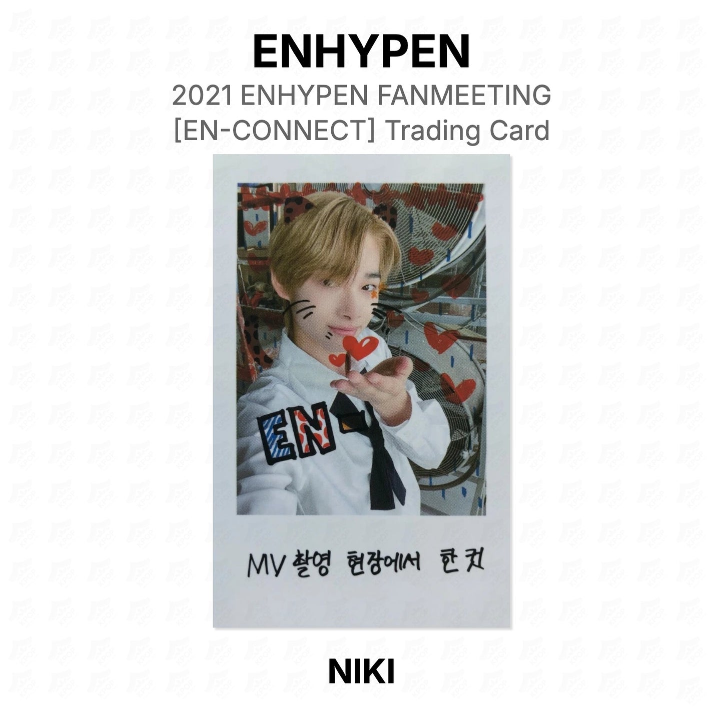 ENHYPEN 2021 ENHYPEN FANMEETING [EN-CONNECT] Trading Card Official Photocard