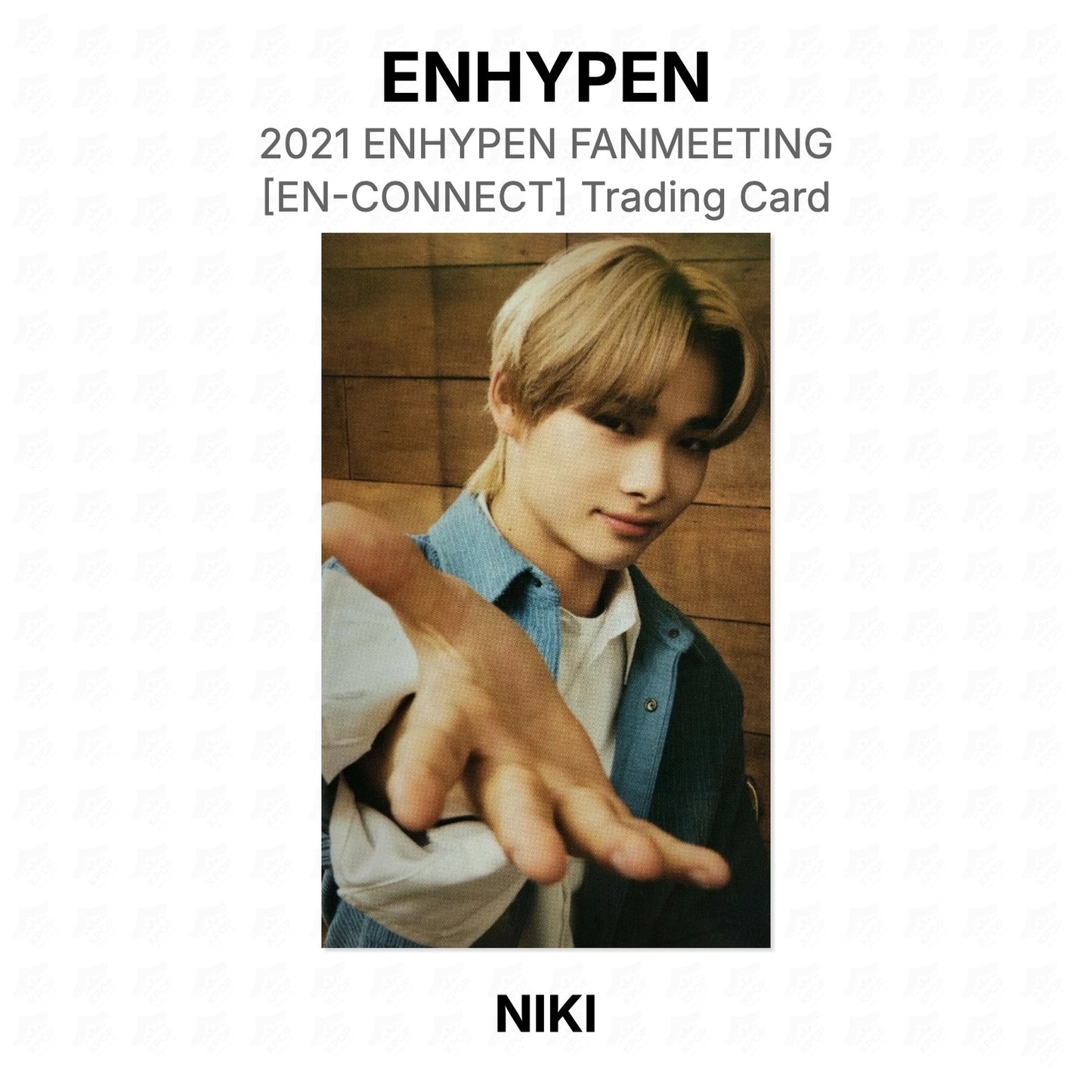 ENHYPEN 2021 ENHYPEN FANMEETING [EN-CONNECT] Trading Card Official Photocard