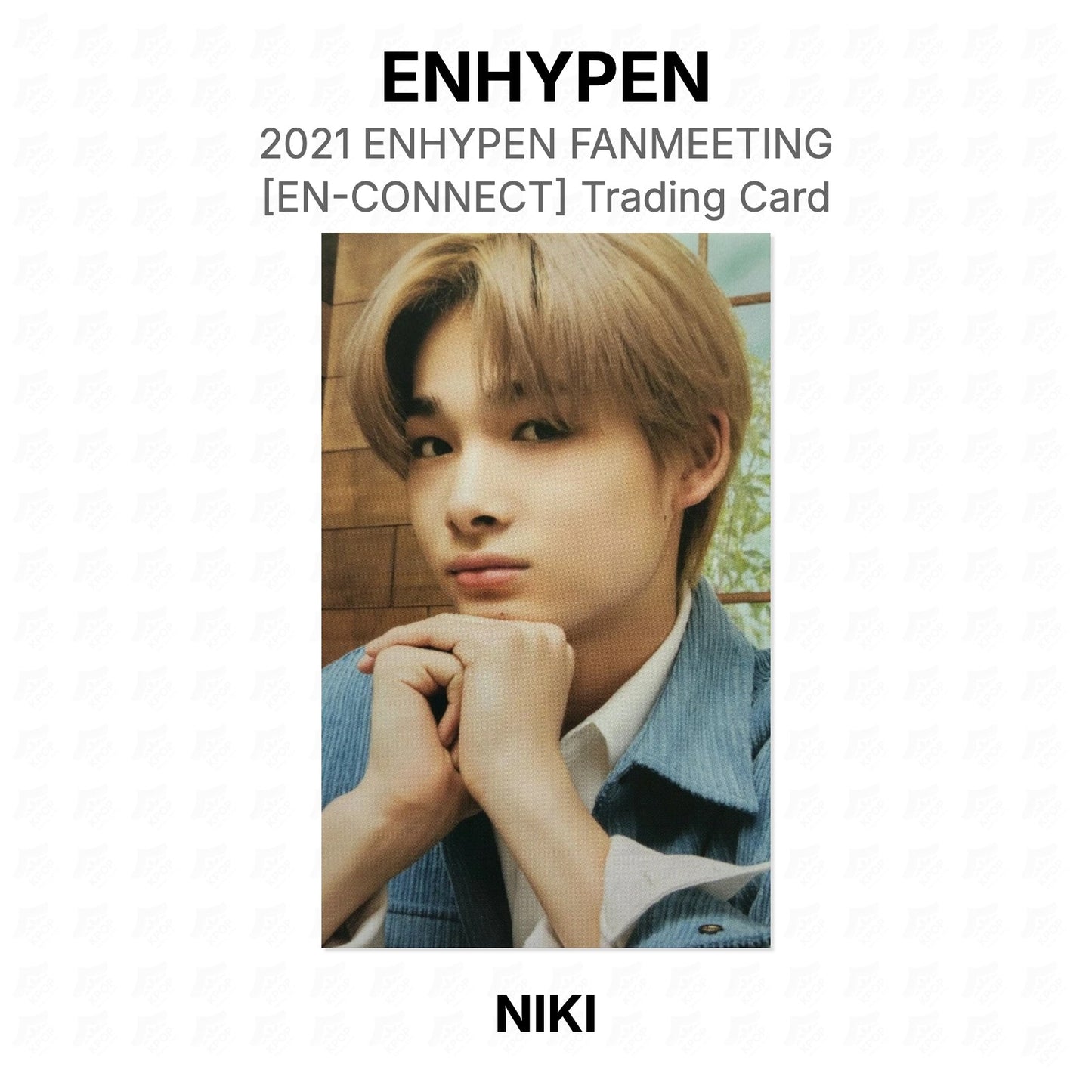 ENHYPEN 2021 ENHYPEN FANMEETING [EN-CONNECT] Trading Card Official Photocard