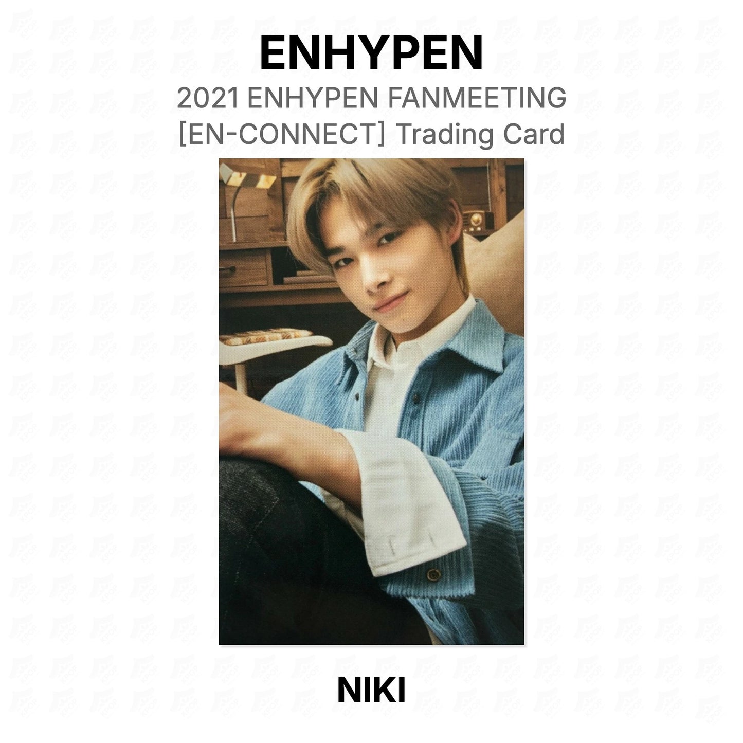 ENHYPEN 2021 ENHYPEN FANMEETING [EN-CONNECT] Trading Card Official Photocard