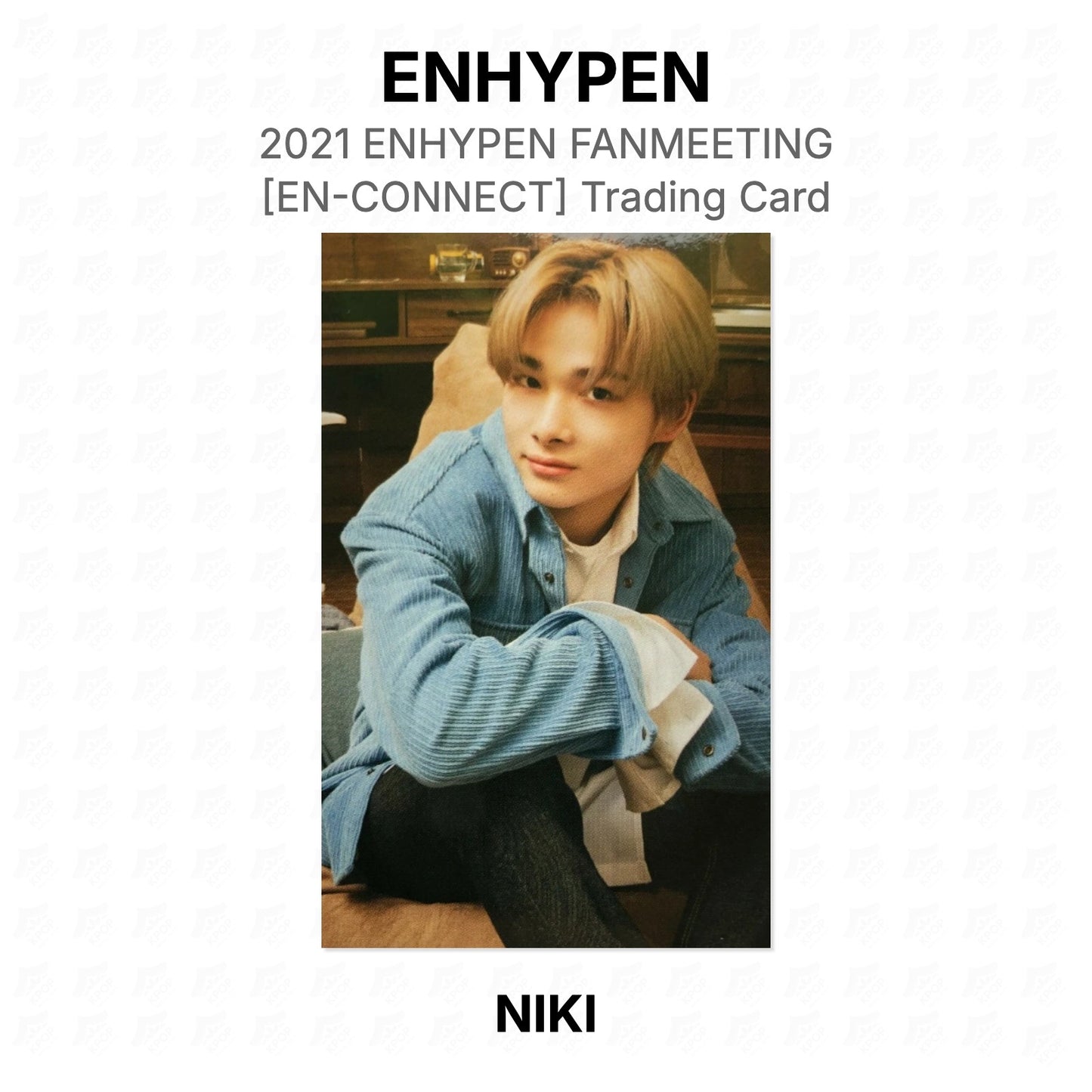 ENHYPEN 2021 ENHYPEN FANMEETING [EN-CONNECT] Trading Card Official Photocard