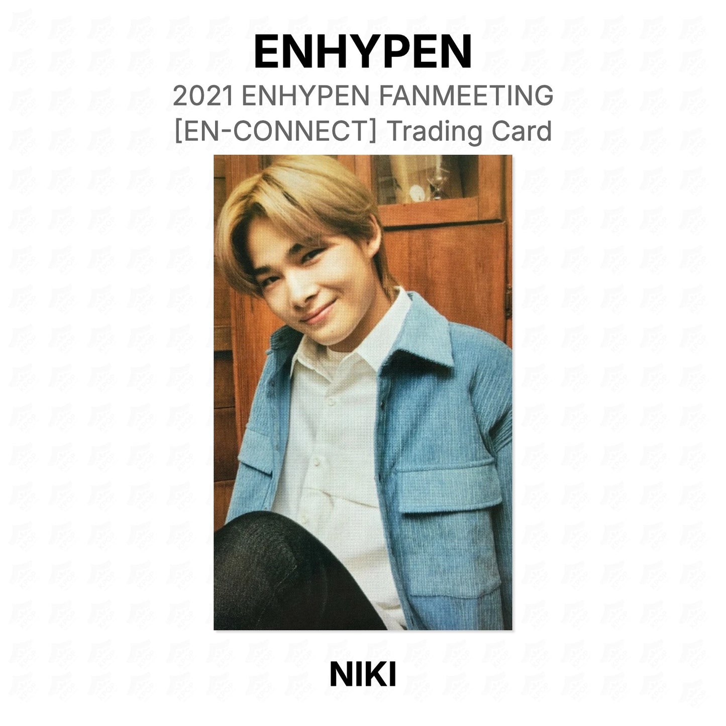 ENHYPEN 2021 ENHYPEN FANMEETING [EN-CONNECT] Trading Card Official Photocard
