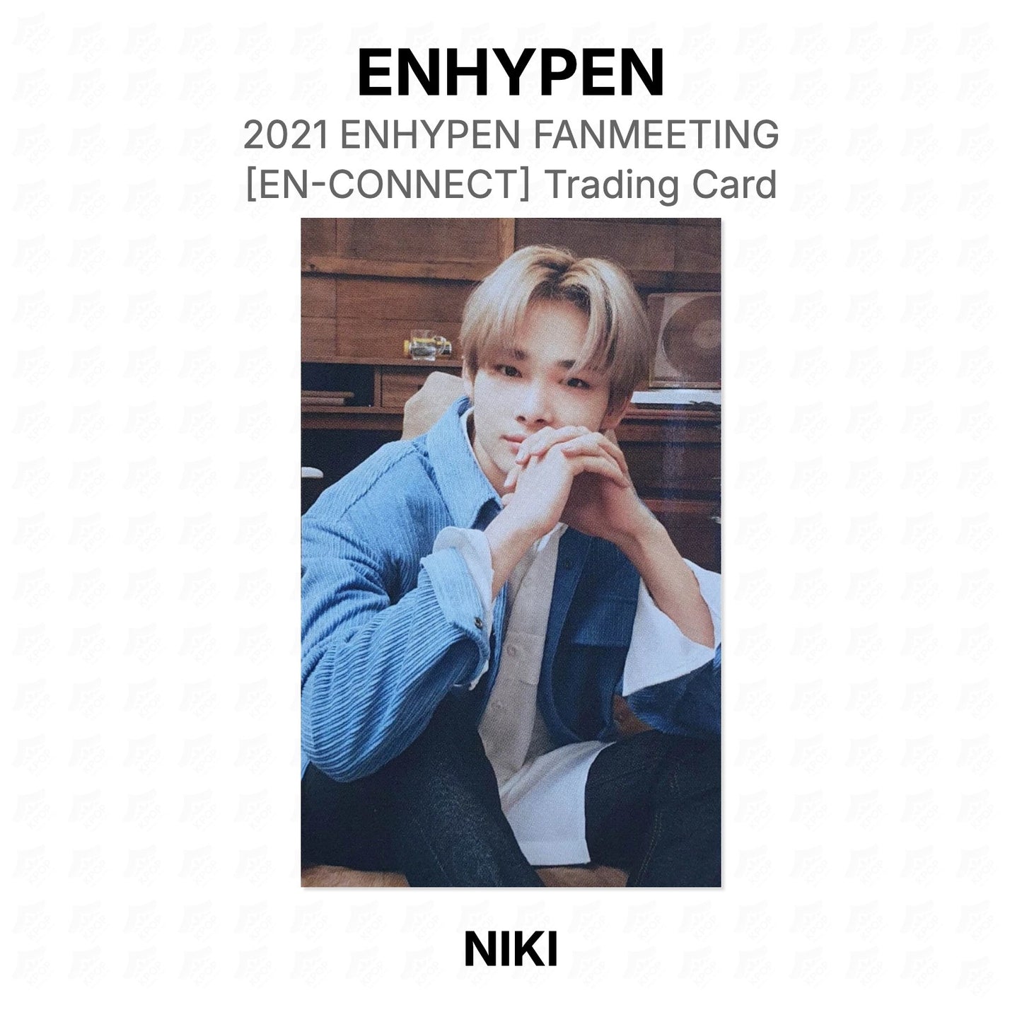 ENHYPEN 2021 ENHYPEN FANMEETING [EN-CONNECT] Trading Card Official Photocard