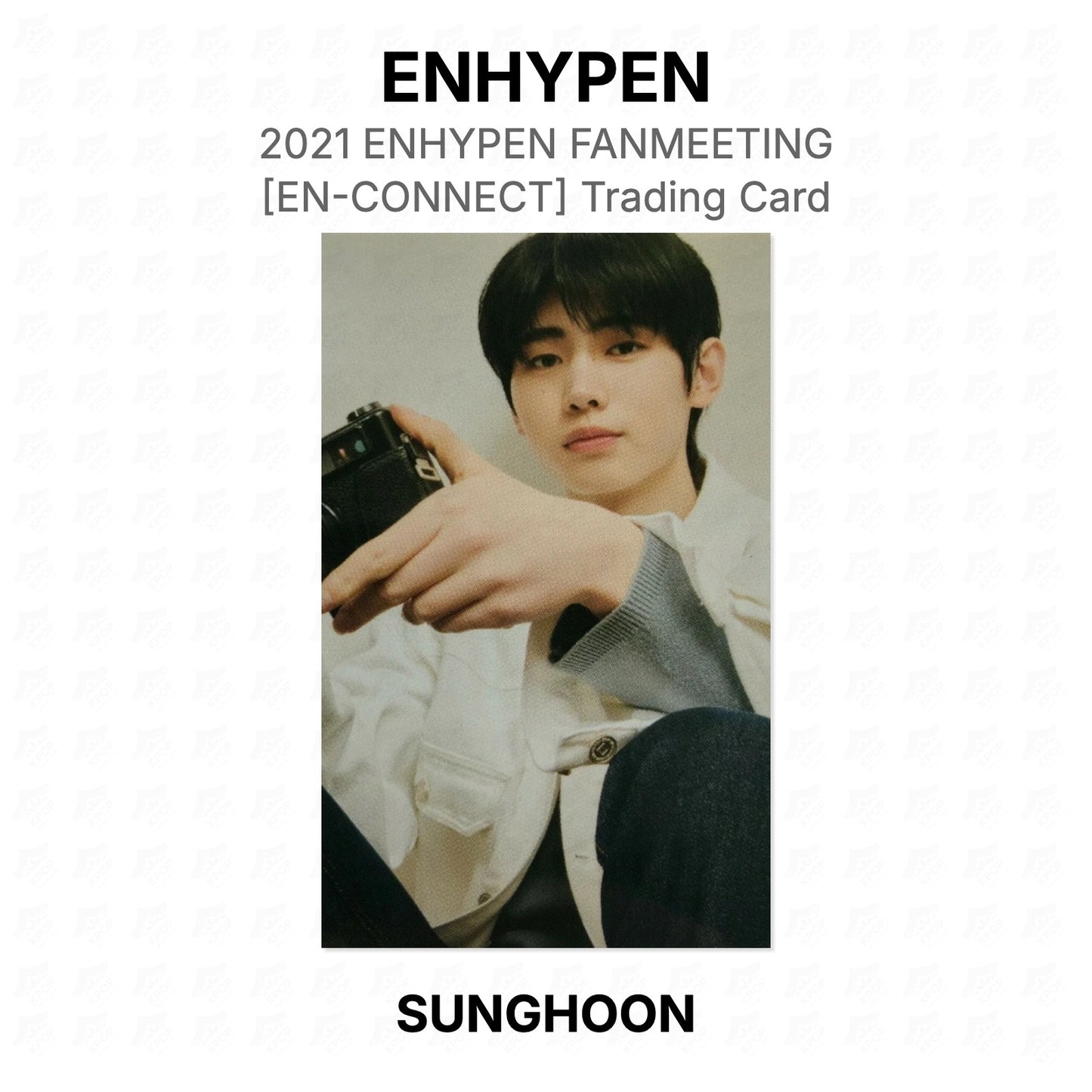 ENHYPEN 2021 ENHYPEN FANMEETING [EN-CONNECT] Trading Card Official Photocard