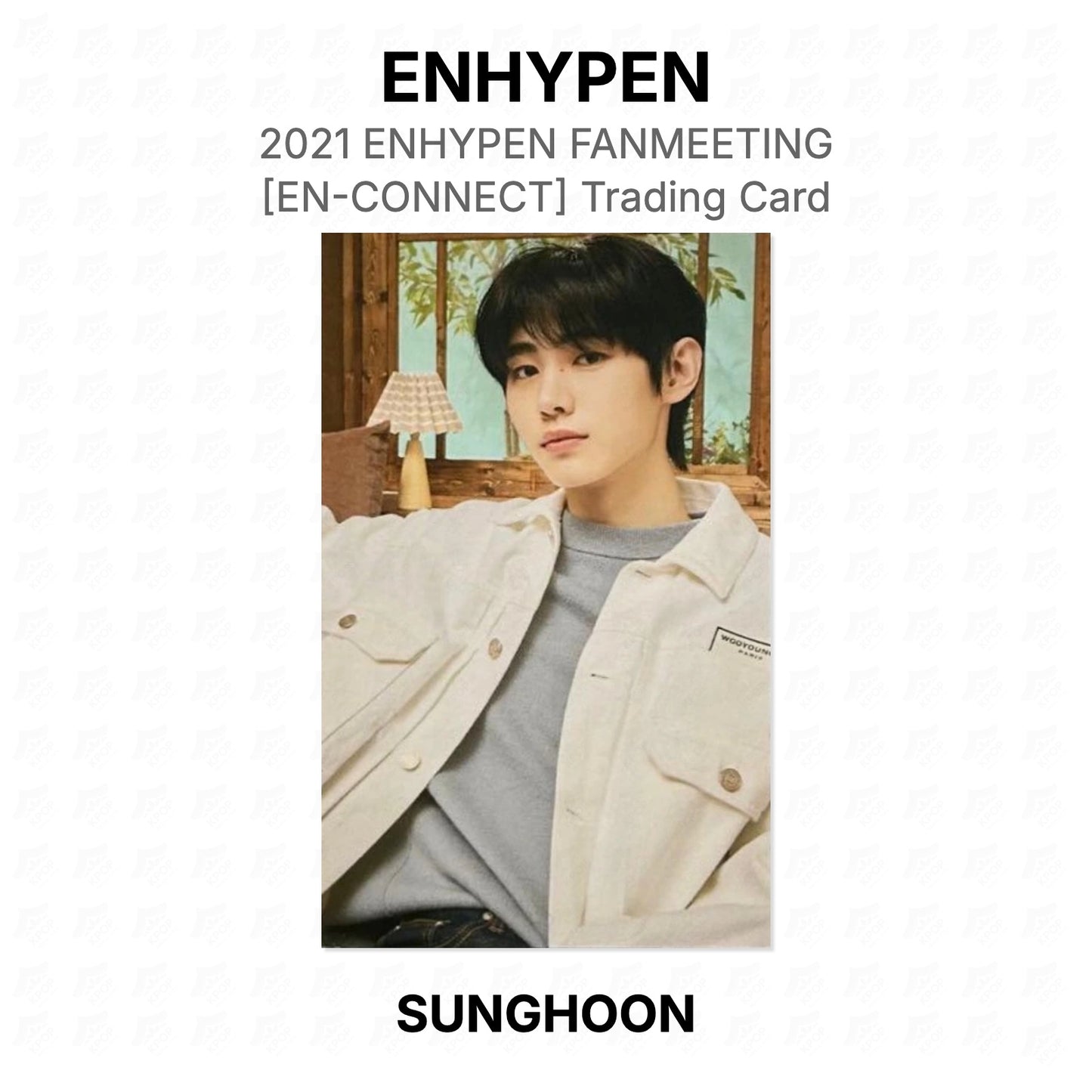 ENHYPEN 2021 ENHYPEN FANMEETING [EN-CONNECT] Trading Card Official Photocard