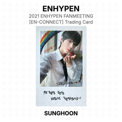 ENHYPEN 2021 ENHYPEN FANMEETING [EN-CONNECT] Trading Card Official Photocard